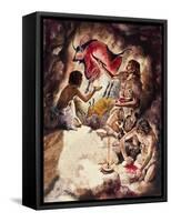 Cave Paintings-Peter Jackson-Framed Stretched Canvas