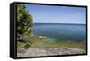 Cave Point County Park, Lake Michigan, Door County, Wisconsin, USA-Cindy Miller Hopkins-Framed Stretched Canvas