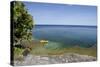 Cave Point County Park, Lake Michigan, Door County, Wisconsin, USA-Cindy Miller Hopkins-Stretched Canvas