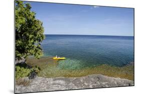 Cave Point County Park, Lake Michigan, Door County, Wisconsin, USA-Cindy Miller Hopkins-Mounted Photographic Print
