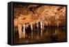 Cave Reflections-macropixel-Framed Stretched Canvas