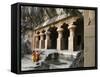 Cave Temple on Elephanta Island, UNESCO World Heritage Site, Mumbai (Bombay), Maharashtra, India-Stuart Black-Framed Stretched Canvas