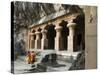 Cave Temple on Elephanta Island, UNESCO World Heritage Site, Mumbai (Bombay), Maharashtra, India-Stuart Black-Stretched Canvas