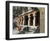 Cave Temple on Elephanta Island, UNESCO World Heritage Site, Mumbai (Bombay), Maharashtra, India-Stuart Black-Framed Photographic Print