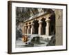 Cave Temple on Elephanta Island, UNESCO World Heritage Site, Mumbai (Bombay), Maharashtra, India-Stuart Black-Framed Photographic Print