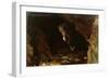 Cave, Tintagel (Oil on Board)-William Blake Richmond-Framed Giclee Print