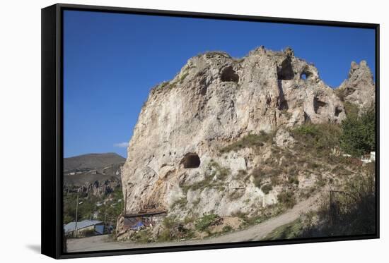 Cave Village, Old Goris, Goris, Armenia, Central Asia, Asia-Jane Sweeney-Framed Stretched Canvas