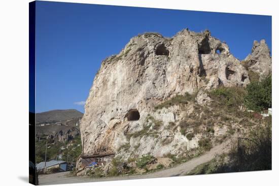 Cave Village, Old Goris, Goris, Armenia, Central Asia, Asia-Jane Sweeney-Stretched Canvas