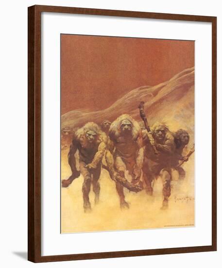 Caveman (cover art for Creepy #15 and Creepy #83)-Frank Frazetta-Framed Art Print