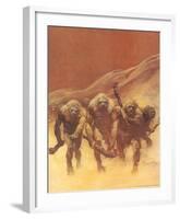 Caveman (cover art for Creepy #15 and Creepy #83)-Frank Frazetta-Framed Art Print