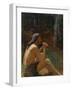 Caveman Playing the Flute-Konstantin Pavlovich Kuznetsov-Framed Giclee Print