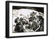 Cavemen of the Cold Spell-Angus Mcbride-Framed Giclee Print