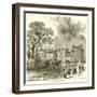 Cavendish Square, 1820-null-Framed Giclee Print