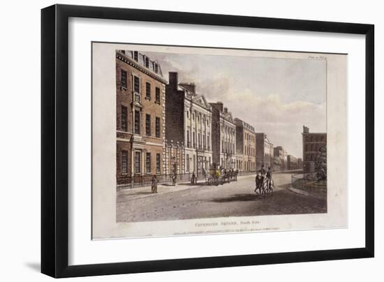 Cavendish Square, St Marylebone, London, 1813-null-Framed Giclee Print