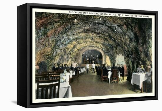 Cavern Cafe, Nogales, Sonora-null-Framed Stretched Canvas