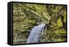 Cavern Cascade, Watkins Glen-demerzel21-Framed Stretched Canvas