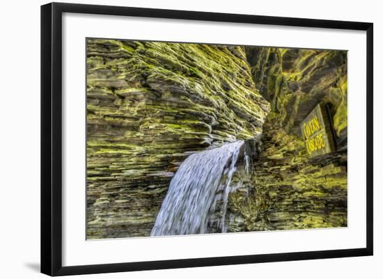 Cavern Cascade, Watkins Glen-demerzel21-Framed Photographic Print