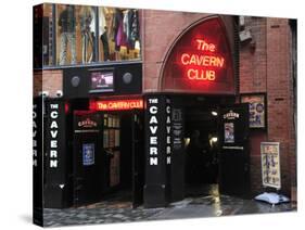 Cavern Club, Mathew Street, Liverpool, Merseyside, England, United Kingdom, Europe-Wendy Connett-Stretched Canvas