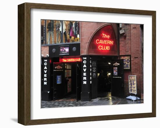 Cavern Club, Mathew Street, Liverpool, Merseyside, England, United Kingdom, Europe-Wendy Connett-Framed Photographic Print