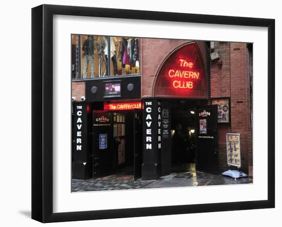 Cavern Club, Mathew Street, Liverpool, Merseyside, England, United Kingdom, Europe-Wendy Connett-Framed Photographic Print