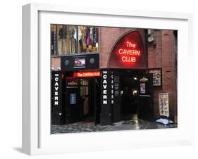 Cavern Club, Mathew Street, Liverpool, Merseyside, England, United Kingdom, Europe-Wendy Connett-Framed Photographic Print