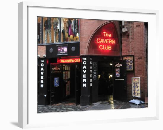 Cavern Club, Mathew Street, Liverpool, Merseyside, England, United Kingdom, Europe-Wendy Connett-Framed Photographic Print