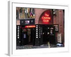 Cavern Club, Mathew Street, Liverpool, Merseyside, England, United Kingdom, Europe-Wendy Connett-Framed Photographic Print