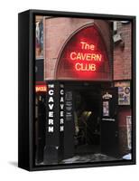 Cavern Club, Mathew Street, Liverpool, Merseyside, England, United Kingdom, Europe-Wendy Connett-Framed Stretched Canvas