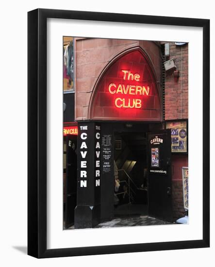 Cavern Club, Mathew Street, Liverpool, Merseyside, England, United Kingdom, Europe-Wendy Connett-Framed Photographic Print