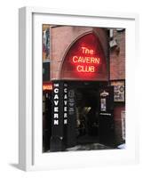 Cavern Club, Mathew Street, Liverpool, Merseyside, England, United Kingdom, Europe-Wendy Connett-Framed Photographic Print
