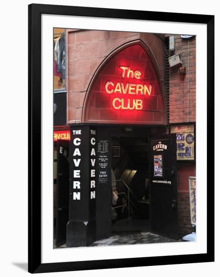 Cavern Club, Mathew Street, Liverpool, Merseyside, England, United Kingdom, Europe-Wendy Connett-Framed Photographic Print