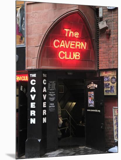 Cavern Club, Mathew Street, Liverpool, Merseyside, England, United Kingdom, Europe-Wendy Connett-Mounted Photographic Print