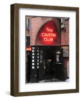 Cavern Club, Mathew Street, Liverpool, Merseyside, England, United Kingdom, Europe-Wendy Connett-Framed Photographic Print