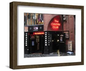 Cavern Club, Mathew Street, Liverpool, Merseyside, England, United Kingdom, Europe-Wendy Connett-Framed Photographic Print