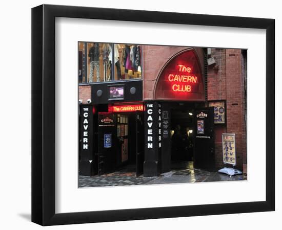 Cavern Club, Mathew Street, Liverpool, Merseyside, England, United Kingdom, Europe-Wendy Connett-Framed Photographic Print