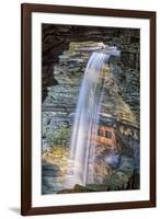 Cavern Falls at Sunrise-Jim Vallee-Framed Photographic Print