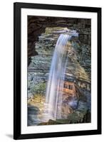 Cavern Falls at Sunrise-Jim Vallee-Framed Photographic Print