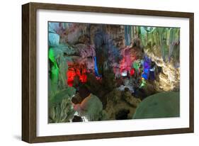 Cavern on Island, Ha_Long Bay, Vietnam-Maks08-Framed Photographic Print