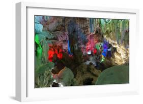 Cavern on Island, Ha_Long Bay, Vietnam-Maks08-Framed Photographic Print
