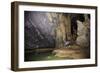 Cavers in Hang Roc (Ruc Mon) cave in Phong Nha, Quang Binh, Vietnam, Indochina, Southeast Asia, Asi-Alex Robinson-Framed Photographic Print