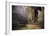 Cavers in Hang Roc (Ruc Mon) cave in Phong Nha, Quang Binh, Vietnam, Indochina, Southeast Asia, Asi-Alex Robinson-Framed Photographic Print