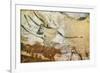 Caves of Lascaux, Fourth Bull, Below: Red Cow with Calf, Great Hall, Right Wall, C. 17,000 BC-null-Framed Giclee Print