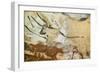 Caves of Lascaux, Fourth Bull, Below: Red Cow with Calf, Great Hall, Right Wall, C. 17,000 BC-null-Framed Giclee Print