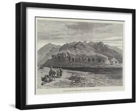 Caves under the Pheel Khana Tope, Valley of Jellalabad-null-Framed Giclee Print