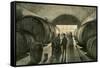 Caves Wine Champagne France 19th Century-null-Framed Stretched Canvas