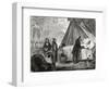 Cavour on Deathbed-null-Framed Art Print