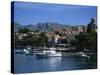 Cavtat Harbour, Dalmatia, Croatia, Europe-Nelly Boyd-Stretched Canvas