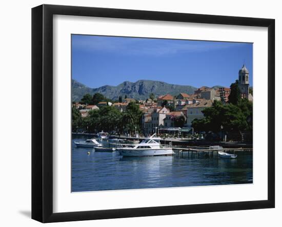 Cavtat Harbour, Dalmatia, Croatia, Europe-Nelly Boyd-Framed Photographic Print