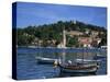 Cavtat Promenade and Harbour, Dalmatia, Croatia, Europe-Nelly Boyd-Stretched Canvas