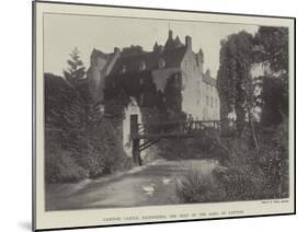 Cawdor Castle, Nairnshire, the Seat of the Earl of Cawdor-null-Mounted Giclee Print